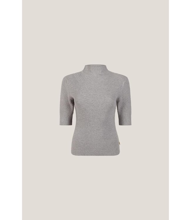 JANSEN AMSTERDAM Jansen Amsterdam FN154Top Bodil W24 000460 Grey Melange