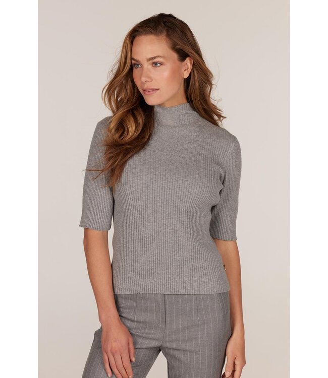 JANSEN AMSTERDAM Jansen Amsterdam FN154Top Bodil W24 000460 Grey Melange