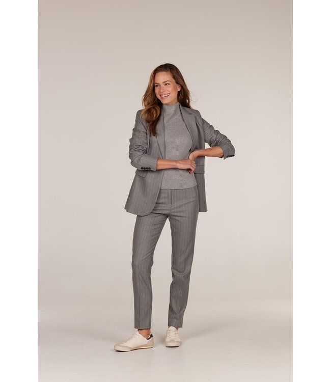 JANSEN AMSTERDAM Jansen Amsterdam FN154Top Bodil W24 000460 Grey Melange