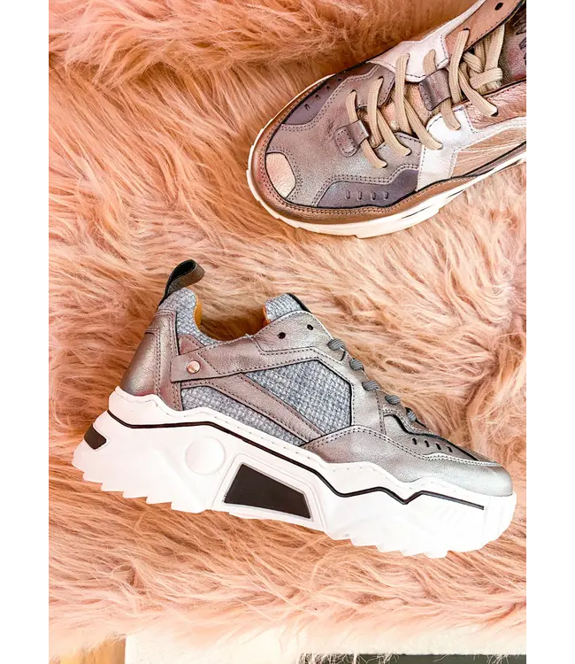 DWARS Dwars Pluto leer combi J5217-67 Steel