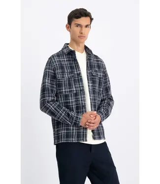 LAW OF THE SEA LAW OF THE SEA Hybris Checked Shirt 2433029 Sky Captain