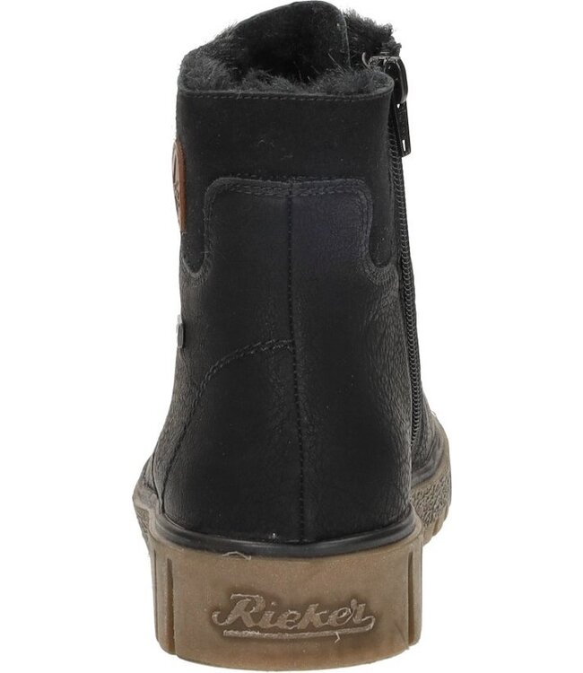 RIEKER Rieker kort veterlaarsje  Y3433-00 Black