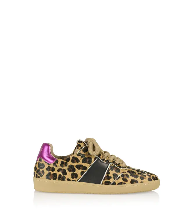 DWARS Dwars B11456-13 Poona leopard combi Black/Fuchsia DWARS Dwars B11456-13 Poona leopard combi Black/Fuchsia