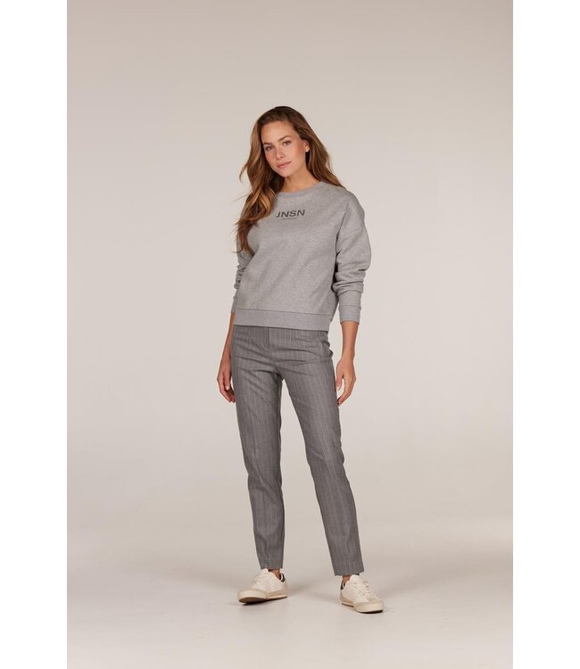 JANSEN AMSTERDAM Jansen Amsterdam broek W24 bea Grey melange