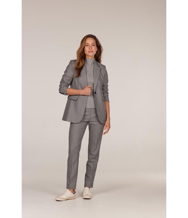 JANSEN AMSTERDAM Jansen Amsterdam broek W24 bea Grey melange