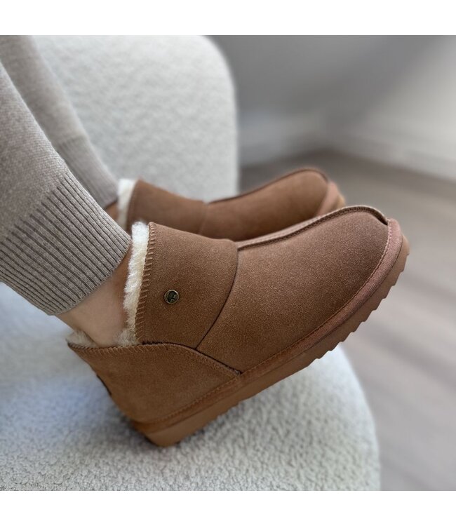 Warmbat Warmbat Dames pantoffel WLW3210 25   Willow Cognac 4000