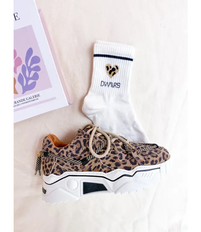 DWARS Dwars 1997-07 Lyla Socks Leopard White