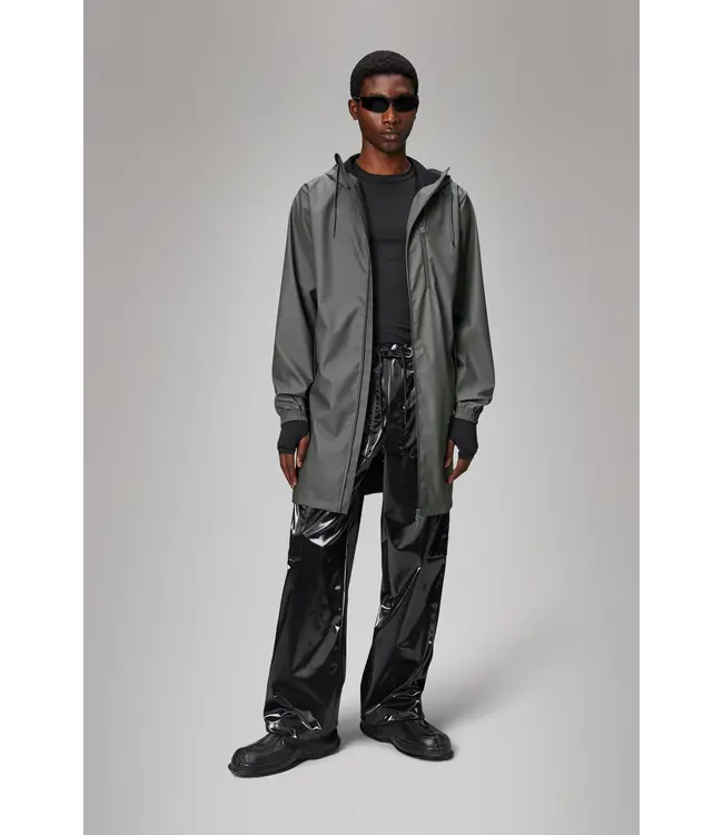 RAINS Rains 12080 Long Storm Breaker W3 Grey