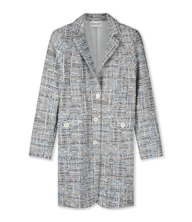 HELENA HART Helena Hart 7630 Blazer Cherie Lang Bou Licht Blauw/Stone