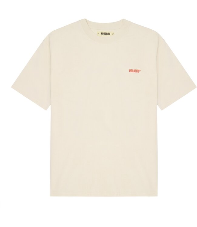 WOODBIRD Woodbird WBBaine Dude Tee 2516-414 Off white