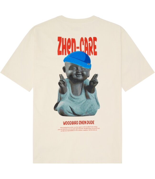 WOODBIRD Woodbird WBBaine Dude Tee 2516-414 Off white