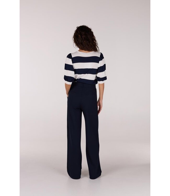 JANSEN AMSTERDAM Jansen Amsterdam Kimmie Top K136  White/Blue