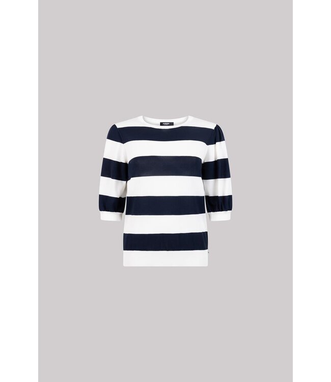 JANSEN AMSTERDAM Jansen Amsterdam Kimmie Top K136  White/Blue