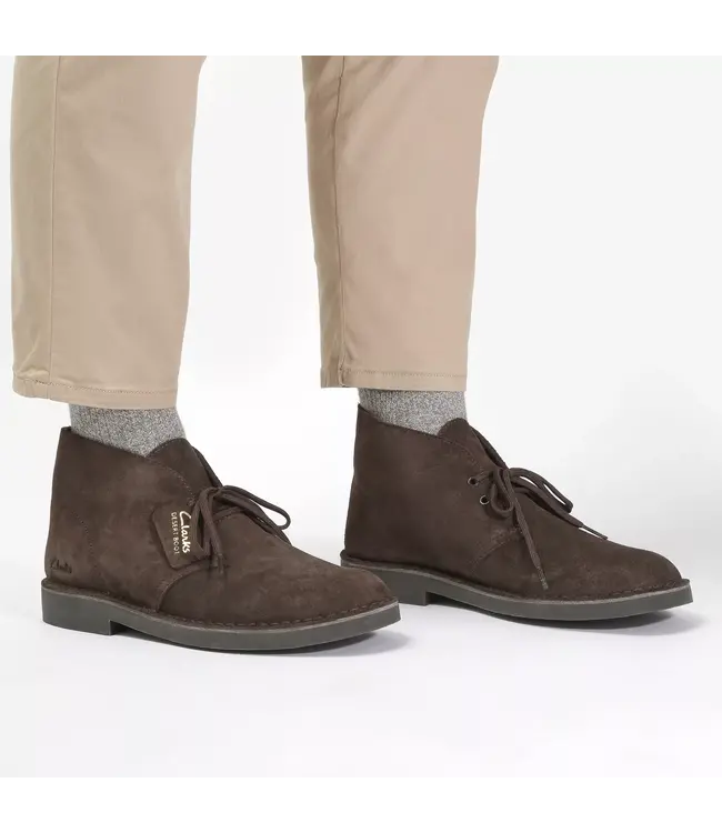 CLARKS Clarks Dessert Boot Evo Dark brown suede