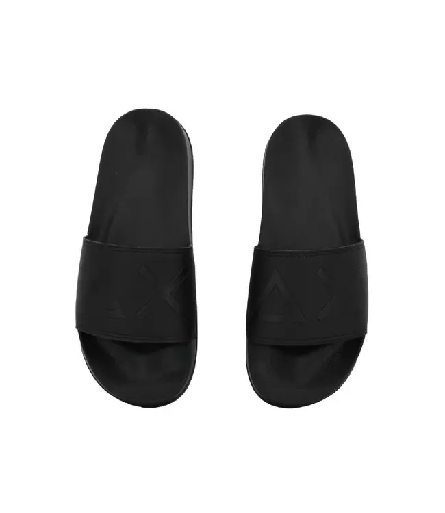 SUN68 Sun68 X35102 Slippers logo 11 nero
