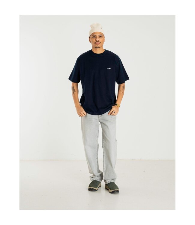 WOODBIRD Woodbird WBBaine Hongboa Tee 2516-415 Navy blazer