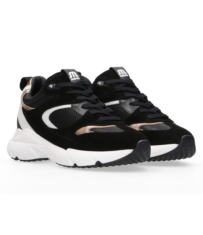 MARUTI Maruti Rhode Suede 66.1819.01 Black Gold White 3217