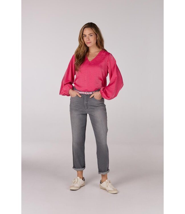 JANSEN AMSTERDAM Jansen Amsterdam Sam Blouse SQ 168 Berry