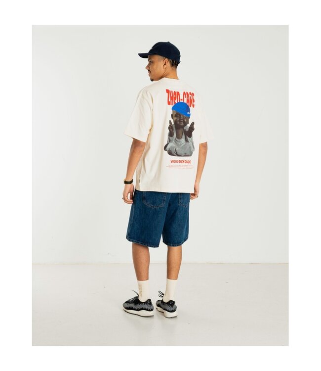 WOODBIRD Woodbird WBBaine Dude Tee 2516-414 Off white