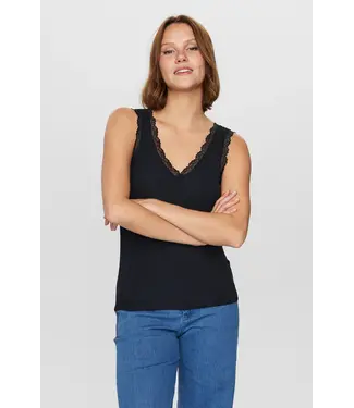 Nümph Numph NUBOWIE LACE TOP 0000 Caviar