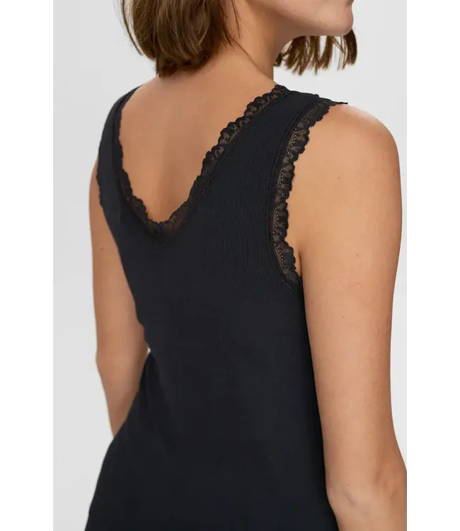 Nümph Numph NUBOWIE LACE TOP 0000 Caviar