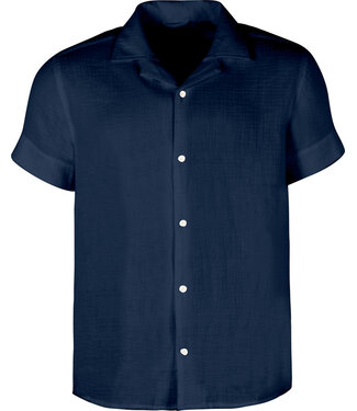 KRONSTADT Kronstadt KS20007 KSAvery ss loose shirt Sky captain