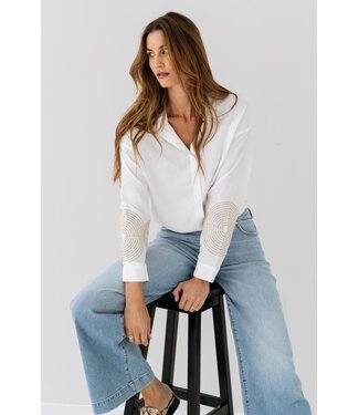 MAICAZZ Maicazz Minde Blouse SP25.20.316 Off White/L Sand