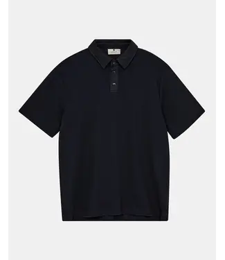 ANERKJENDT Anerkjendt 901924 Akkikki Waffle polo tee 3059 Sky captain