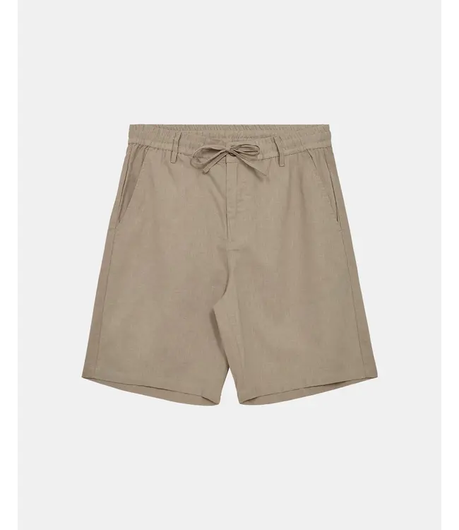 ANERKJENDT Anerkjendt 901937 Aklt James Cot/Linen Ela Shorts 0536 Feather Grey
