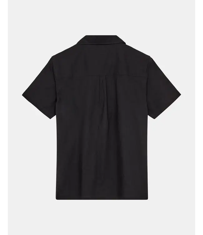 ANERKJENDT Anerkjendt 901934 Akled S/S Cot/Linen Shirt 0000 Caviar