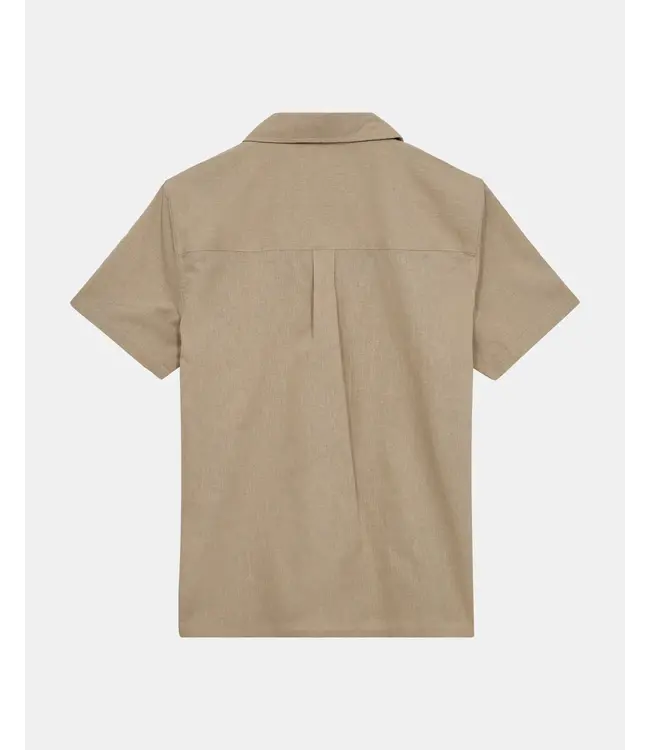 ANERKJENDT Anerkjendt 901934 Akleo S/S Cot.Linen Shirt 0536 Feather grey