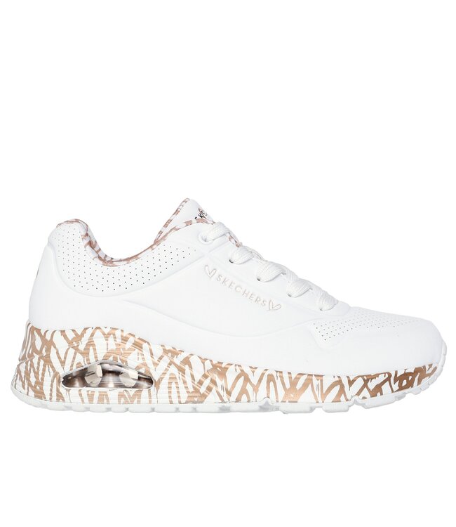 SKECHERS Skechers Uno-Loving Love White Rose Gold 155506/WTRG
