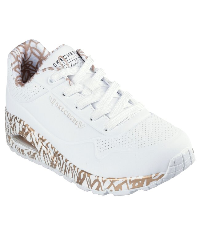 SKECHERS Skechers Uno-Loving Love White Rose Gold 155506/WTRG