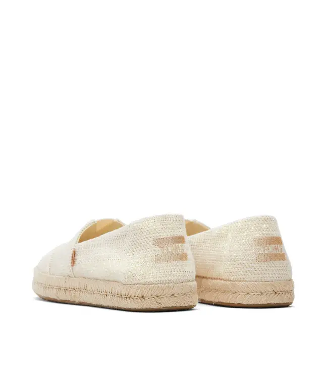 TOMS Toms Alpargata 10020693 Nat. Metallic Linen Stripe