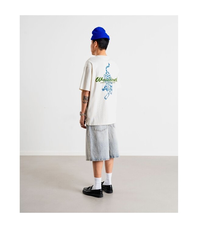 WOODBIRD Woodbird BBAine Tiger Tee 2526-404 Off White