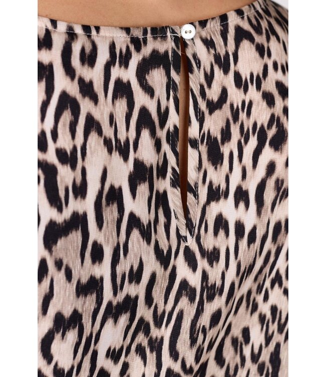 JANSEN AMSTERDAM Jansen Amsterdam Rixt Top WA100 Wide Fit Short Sleeve Sand