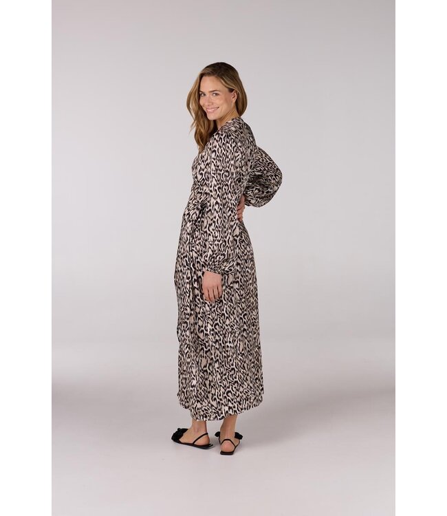 JANSEN AMSTERDAM JANSEN amsterdam REBECCA JURK WA 564 wrap long sleeve - sand