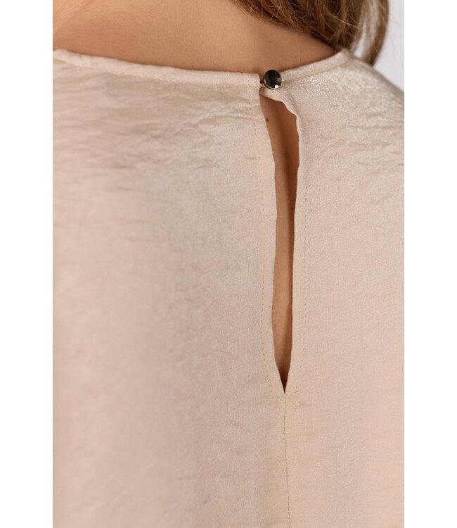 JANSEN AMSTERDAM Jansen Amsterdam Sam Top SQ 168 Wrap Blouse Sand