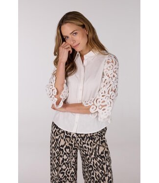 JANSEN AMSTERDAM JANSEN Amsterdam ODELIA BLOUSE L710 lach sleeves off-white