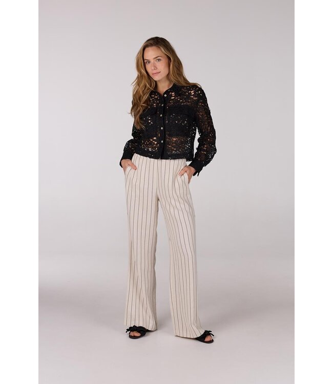 JANSEN AMSTERDAM JANSEN amsterdam FAE JASJE CL crochet long sleeve black