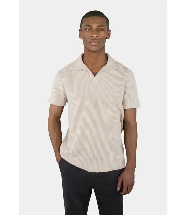 CISZERE Ciszere nelson knitted polo oyster 20031