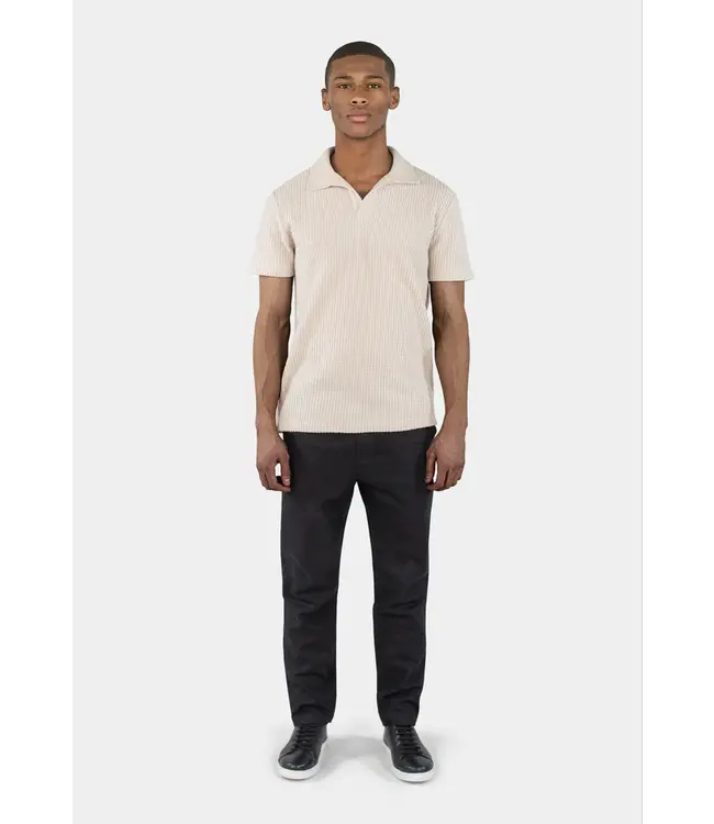 CISZERE Ciszere nelson knitted polo oyster 20031