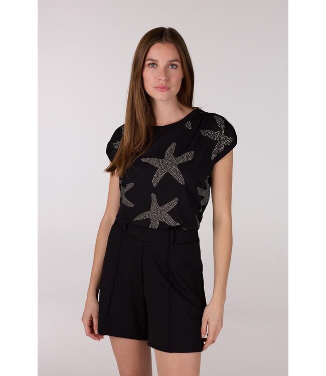 JANSEN AMSTERDAM Jansen Amsterdam Faya Top VSF 389 Black/Off White