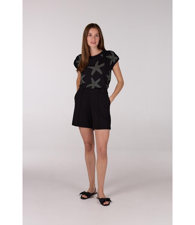 JANSEN AMSTERDAM Jansen Amsterdam Faya Top VSF 389 Black/Off White