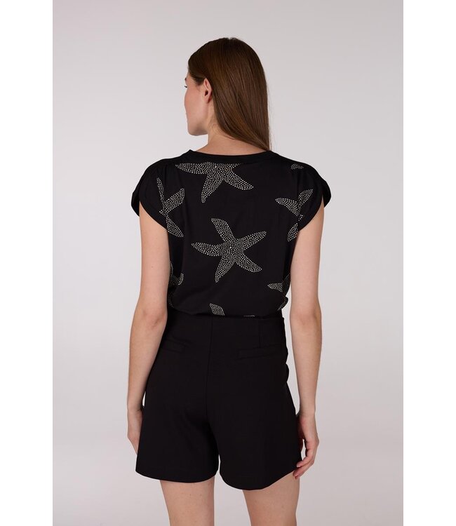 JANSEN AMSTERDAM Jansen Amsterdam Faya Top VSF 389 Black/Off White