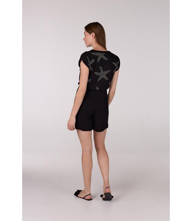 JANSEN AMSTERDAM Jansen Amsterdam Faya Top VSF 389 Black/Off White