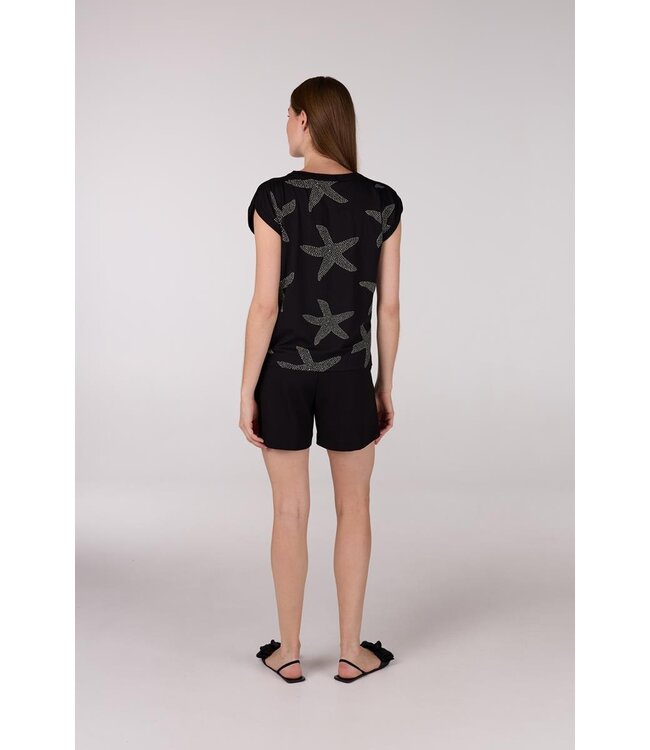 JANSEN AMSTERDAM Jansen Amsterdam Faya Top VSF 389 Black/Off White