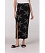 JANSEN AMSTERDAM Jansen Amsterdam Fenja Rok VSF690 Long With Slit Black/ Off White