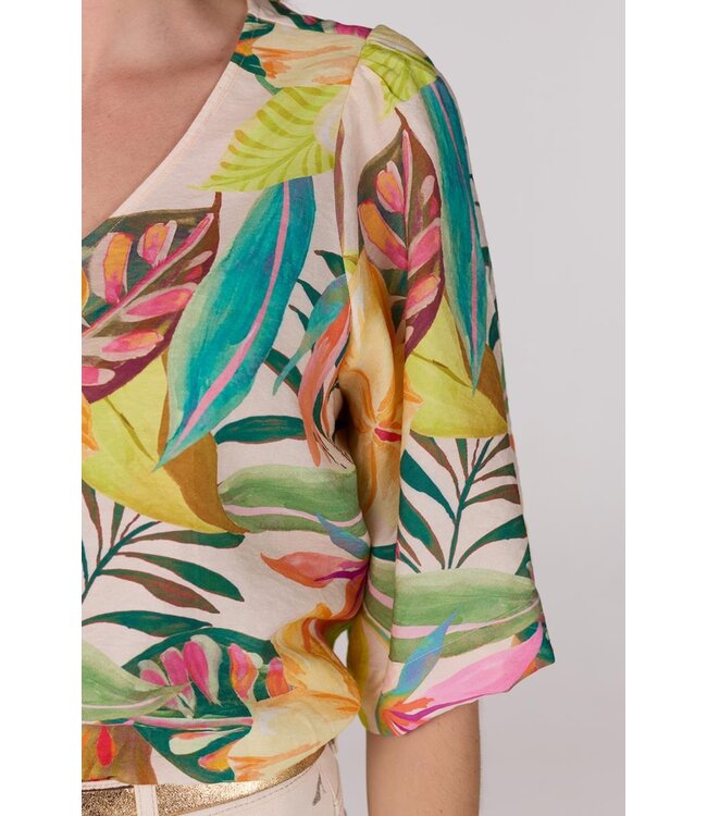 JANSEN AMSTERDAM Jansen Amsterdam Feursy Blouse WAP 127 Short Multicolor