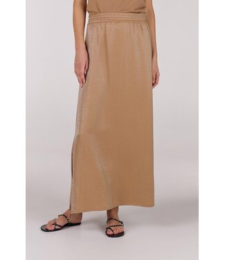 JANSEN AMSTERDAM Jansen Amsterdam Fran Rok WS691 Long Slits Elastic Waistband Tobacco JANSEN AMSTERDAM Jansen Amsterdam Fran Rok WS691 Long Slits Elastic Waistband Tobacco